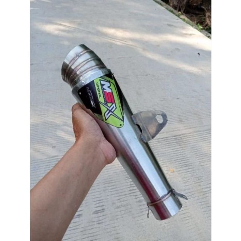 slincer knalpot msx racing original costum dpj keong gread c