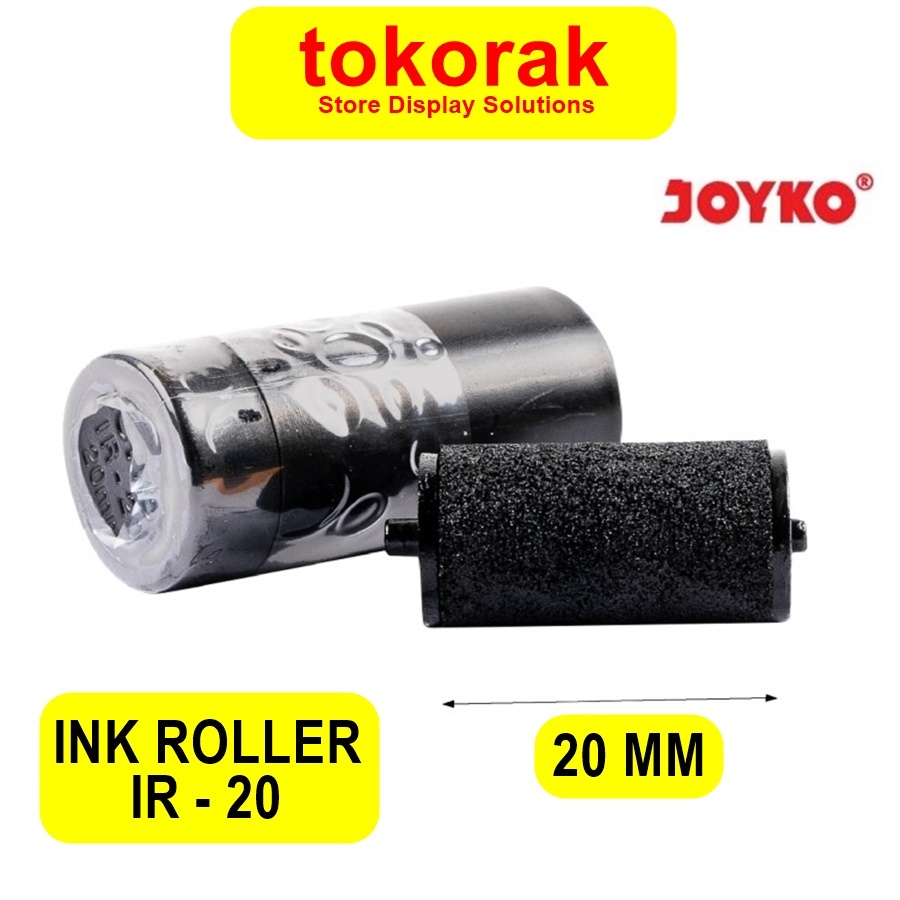 

INK ROLLER TINTA HITAM LABEL HARGA 20 MM JOYKO LABELLER IR 20 MX-5500