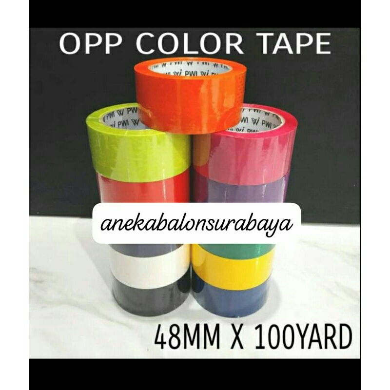 lakban PWI warna warni