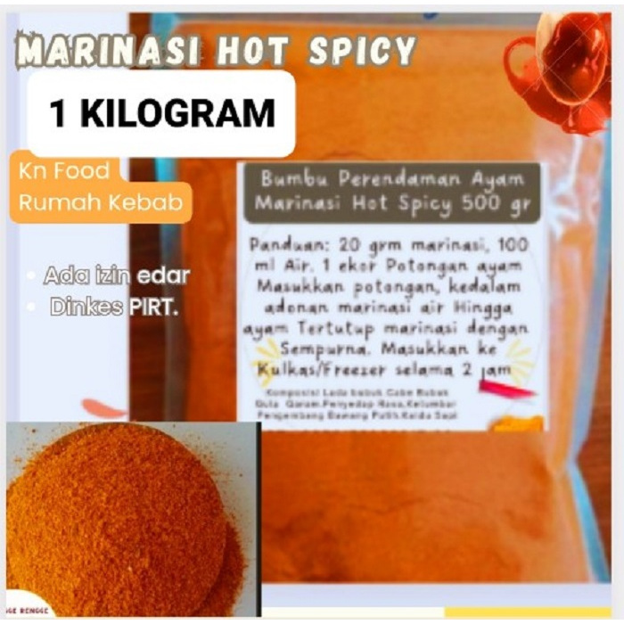 

Bumbu Perendaman Marinasi Marinade Fried Chicken - Marinasi Hot Spicy