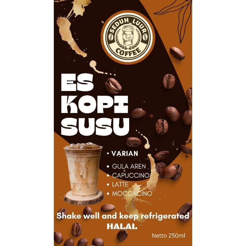 

es kopi gula aren/es kopi susu gula aren 250ml