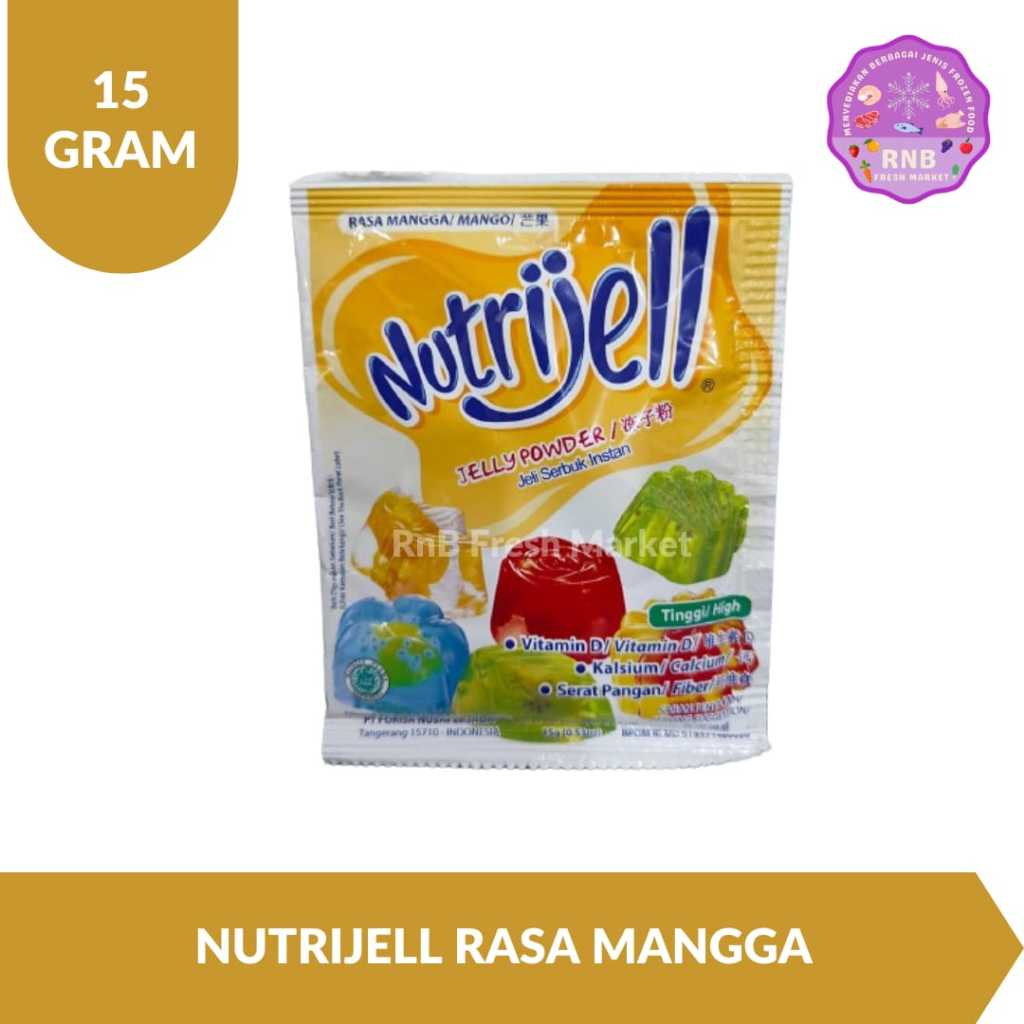 

Nutrijell Rasa Mangga Netto 15 Gram