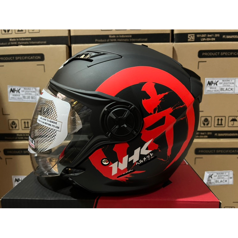 NHK GLADIATOR KANJI ( double visor )