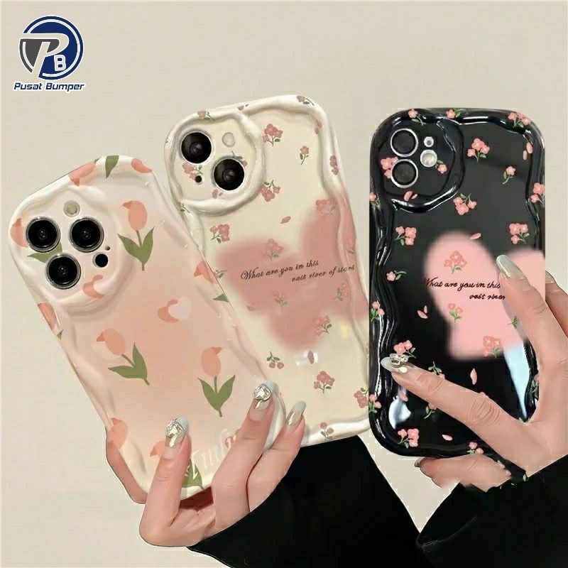 SS880 SOFTCASE SILIKON TULIP HEART FLOWER FOR SAMSUNG A25 A35 A55  M54 M34 F34 A20 A30 A20S A207F A22 M22 M32 A24 A32 A33 A34 5G A50 A30S A50S A51 4G M04S A54 PB5063