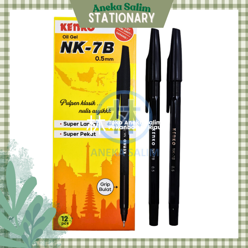 

Anekasalim - Pena / Pulpen Kenko NK-7B ( 1 Pak / 12 Pcs )