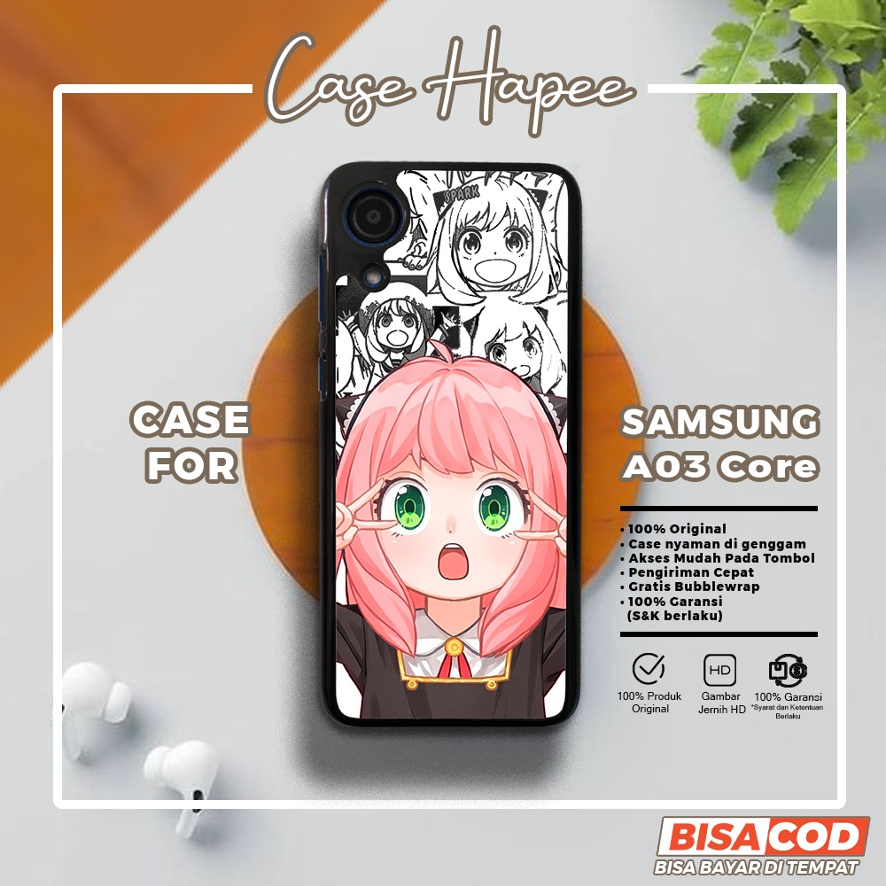 Case Samsung A03 Core Casing Samsung A03 Core [ANYA] Casehapee Case Glossy Case Aesthetic Custom Cas
