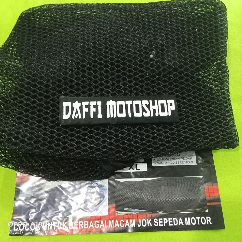 Sarung jok / Cover jok Jaring Jok Motor Anti Panas  L  mio vario beat  supra blade