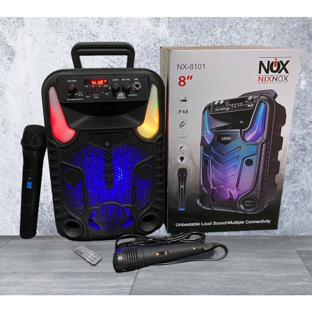 Speaker Bluetooth Nixnox NX-8101 + Microphone