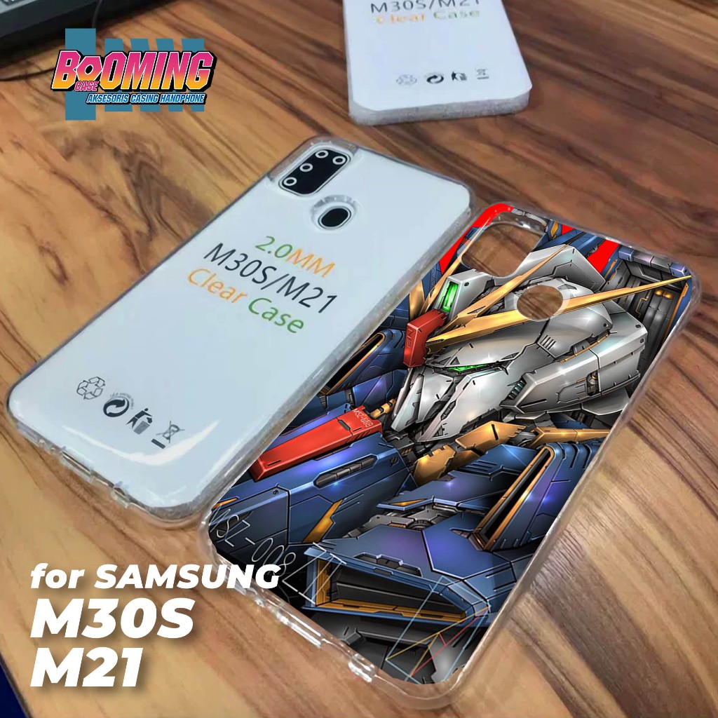 Case Samsung M21 - M30S Casing Samsung M21 - M30S Motif [GUNDAM] Booming Case Softcase Premium - Cas