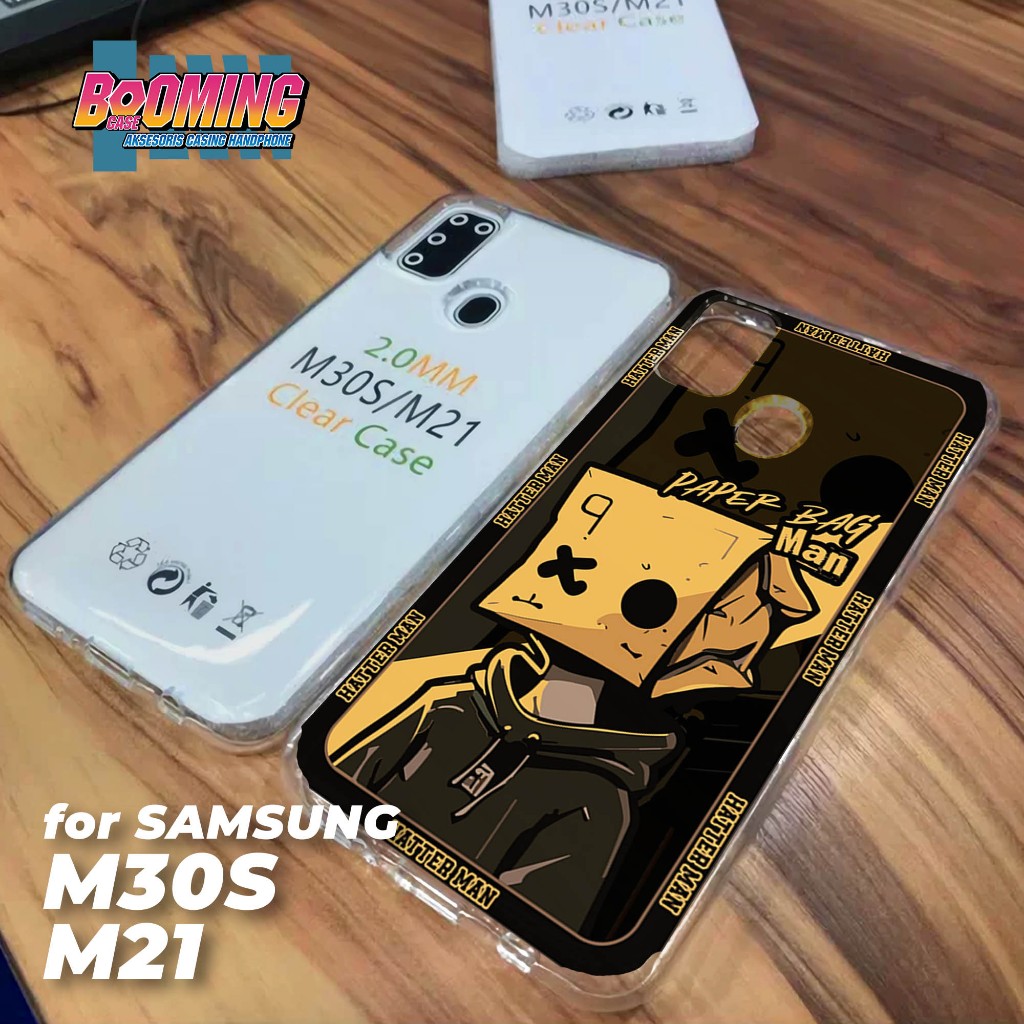 Case Samsung M21 - M30S Casing Samsung M21 - M30S Motif [HATERMAN] Booming Case Softcase Premium - C