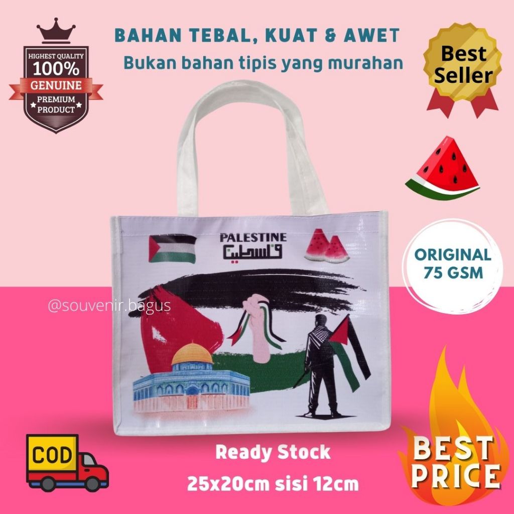 

Tas Souvenir palestina oleh oleh masjidil aqso isra miraj palestine save gaza free semangka watermelon