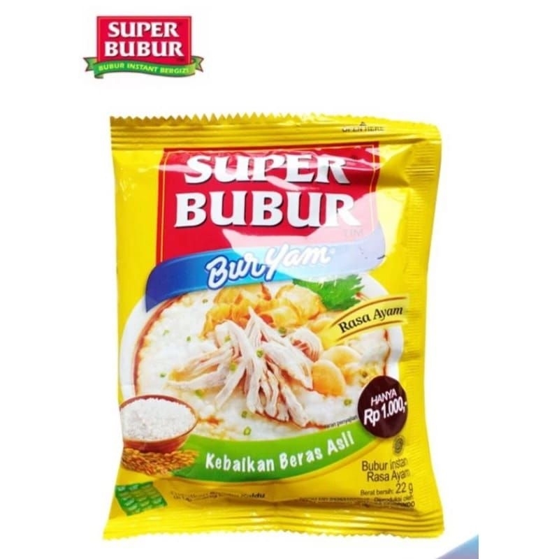 

Super Bubur renceng isi 10 pcs