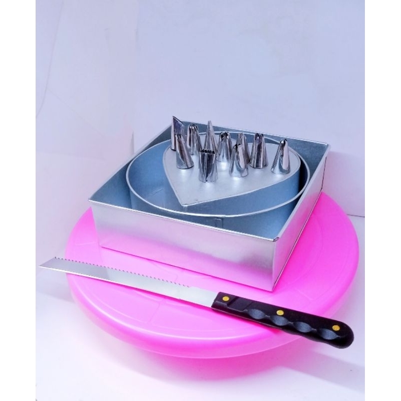 dekorasi kue tar/alat dekorasi kue ulang tahun/pernikahan