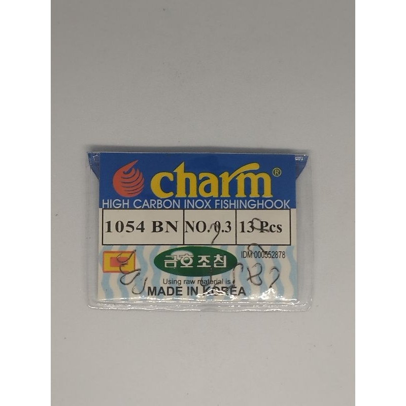 Kail Pancing Charm No. 0,3 ( 1054 BN ) untuk ikan wader