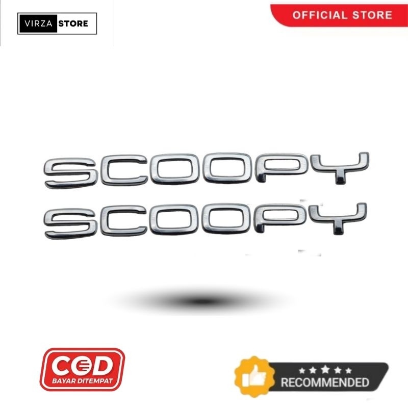 emblem logo timbul honda scoopy 2021 2022 2022 original