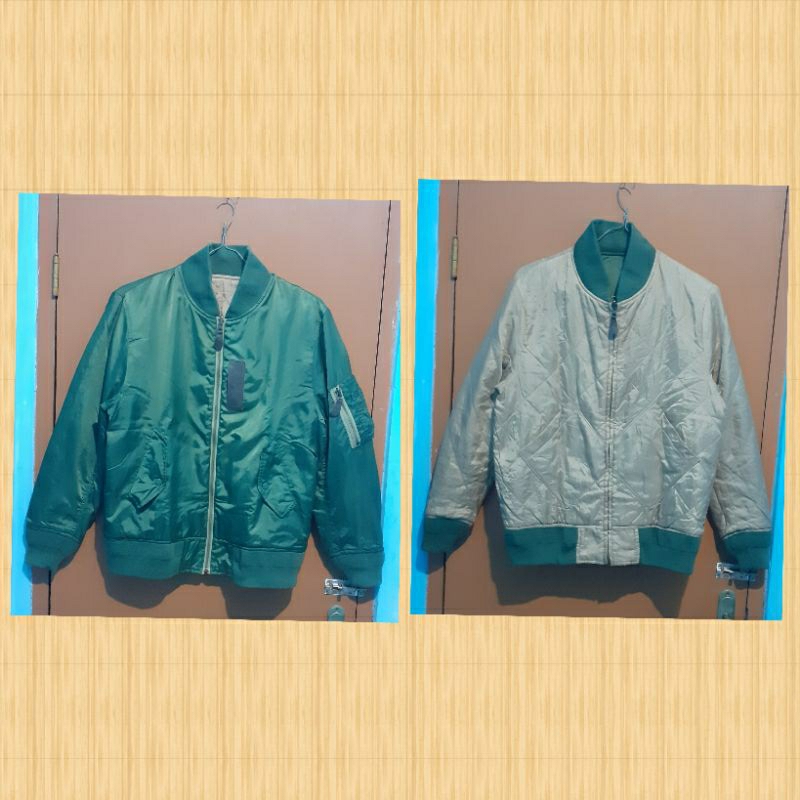 Jacket Bomber freak's Store Bolak Balik