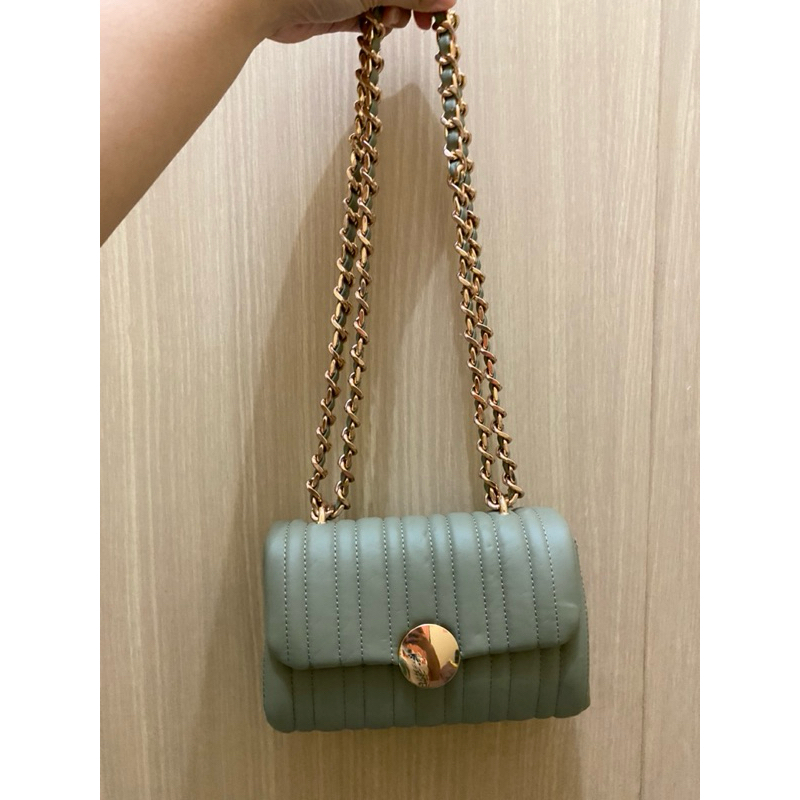 Merche Willow Bag in Sage