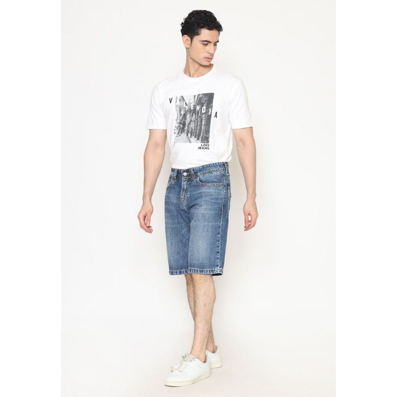 CFD 047 D CELANA PENDEK JEANS LOIS ORIGINAL