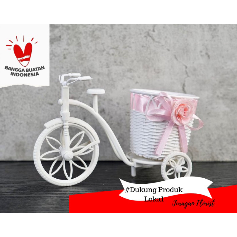 sg VAS SEPEDA pot sepeda pot bunga sepeda miniatur sepeda pot bunga sepeda / vas bunga