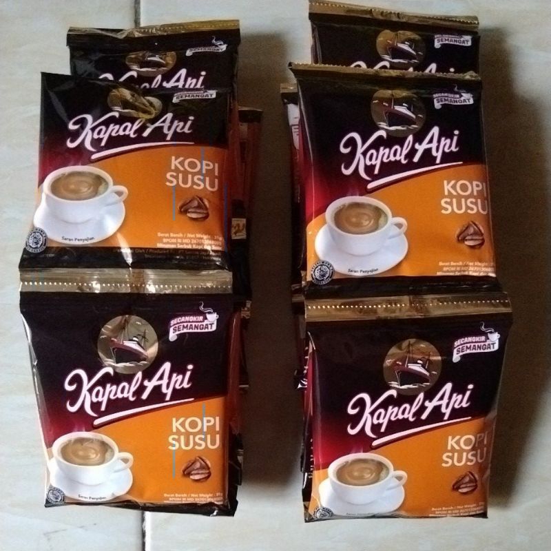 

Kapal Api Kopi Susu 1 Renceng 10pcs @31g