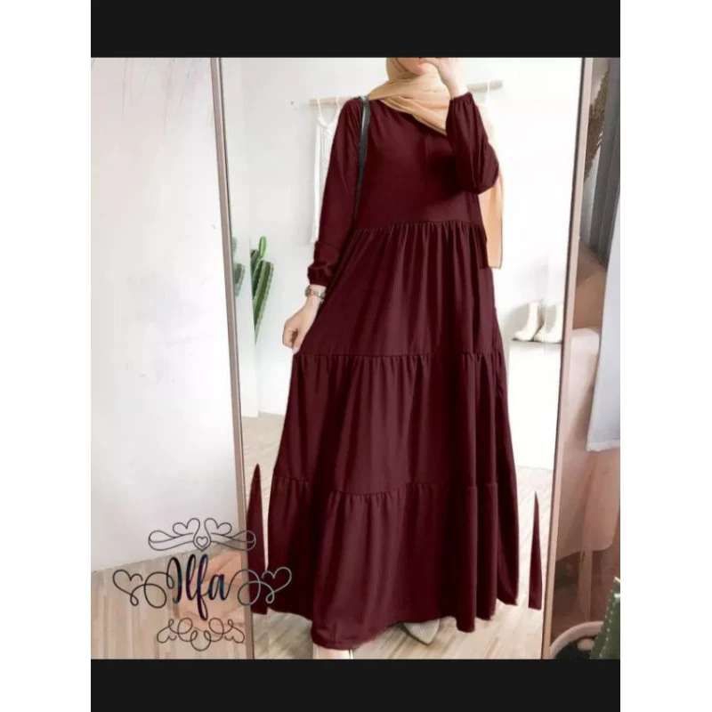 D35UVI COLLECTION GAMIS CRINKLE AIRFLOW PREMIUM DRESS KANAYA