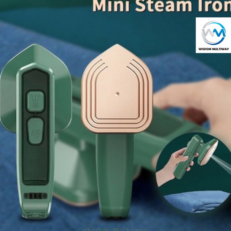 Setrika Uap Mini Portable Electric Steam Iron Setrika Mini Travel  Setrika Travelling Portable