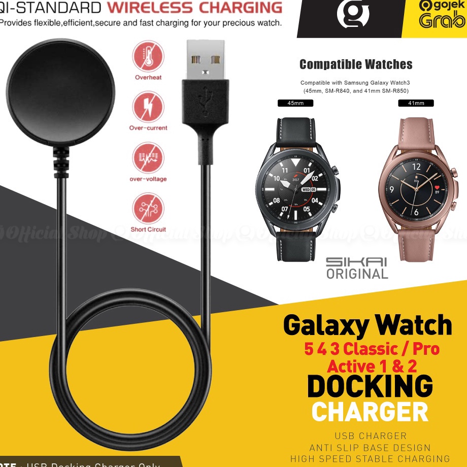 Ready IWC SIKAI Dock Portable Charger for Samsung Galaxy Watch 5 4 3 Classic  Pro  Active 1  2  Terk