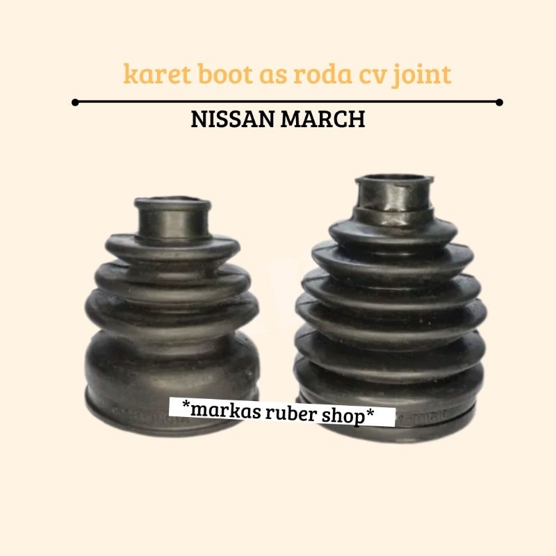 karet boot as roda cv joint nissan march