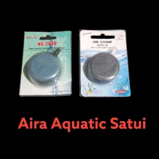 Batu Aerator Airstone gelembung udara bulat pipih