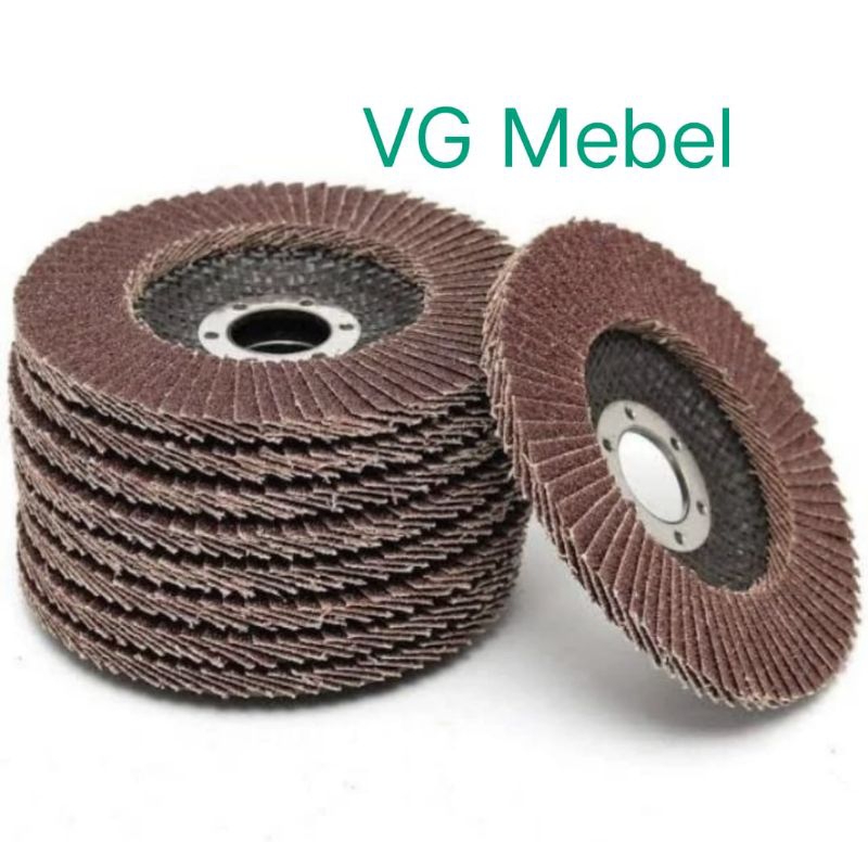 Flap Disc / Remplas Tumpuk / Amplas Susun Grit 40 (Harga Perbiji)