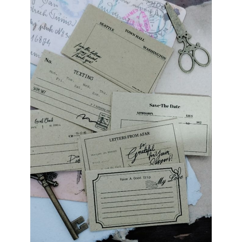 

paper pack ticketing paper journal koleksi