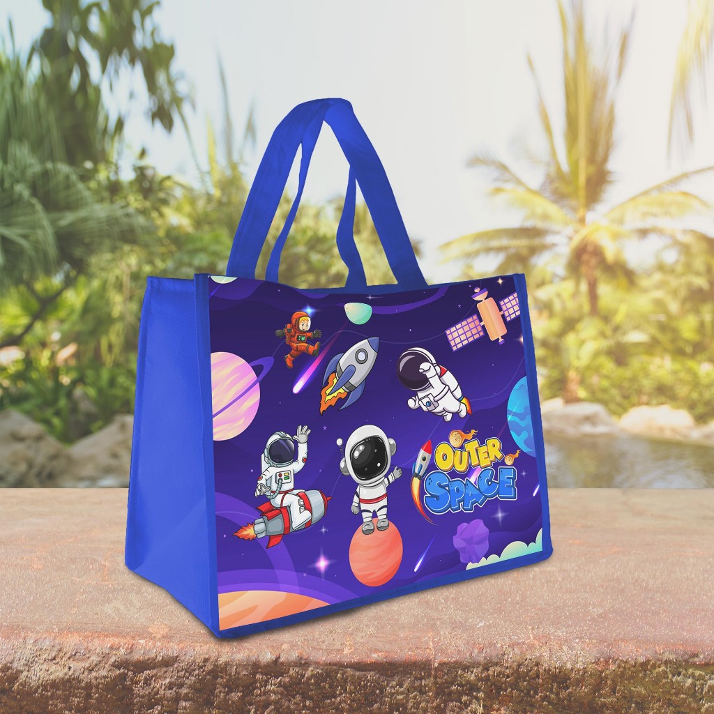 

TAS ULTAH TERLARIS / TAS ULANG TAHUN / TAS READY STOK GOODIE BAG BINGKISAN SOUVENIR ANAK LANDSCAPE 20X25X13
