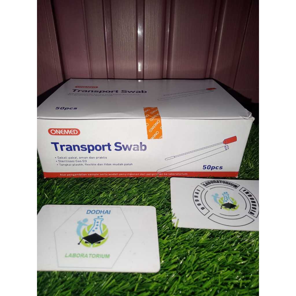 Transport Swab Steril dengan Tabung, Cotton Swab Steril with Tube, ecer