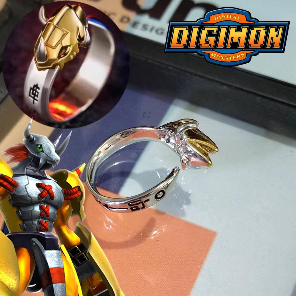 Cincin wargreymon Anime Digimon Adventure