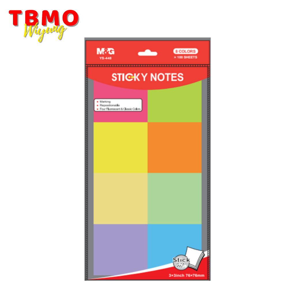 TBMO M&G 3x3 Sticky Note 100sx8 Warna AS33U148