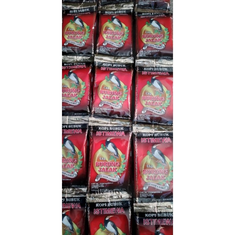

KOPI BUBUK CAP BURUNG JALAK per renteng