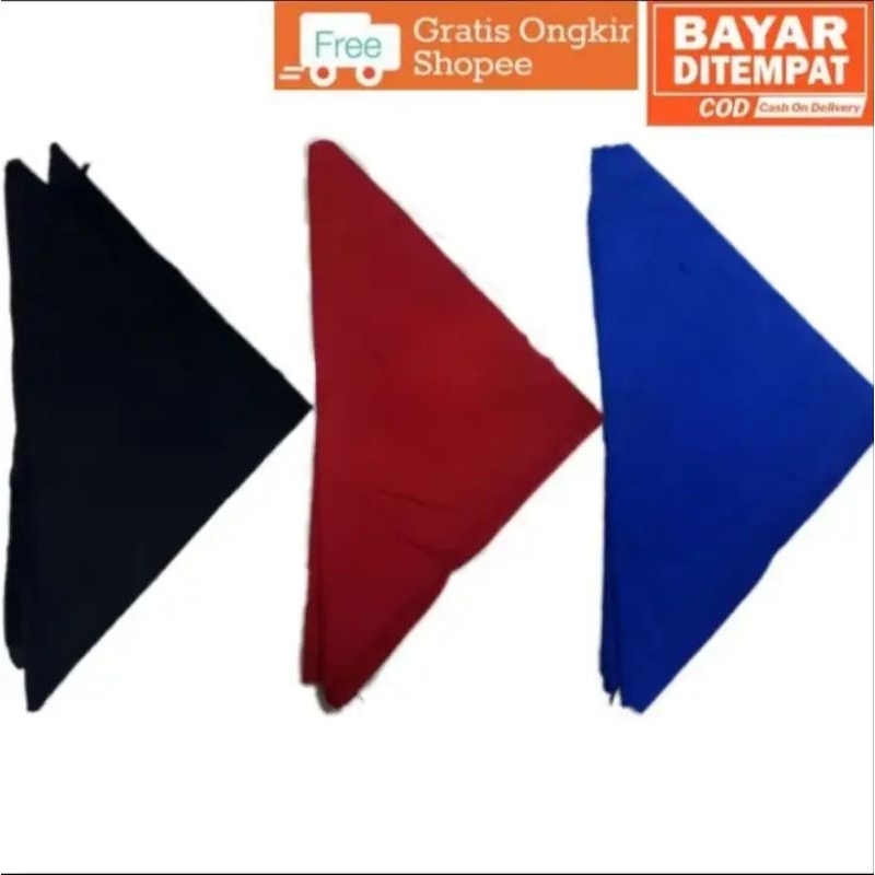 Iket polos / Iket Segitiga polosan / Iket slayer polos