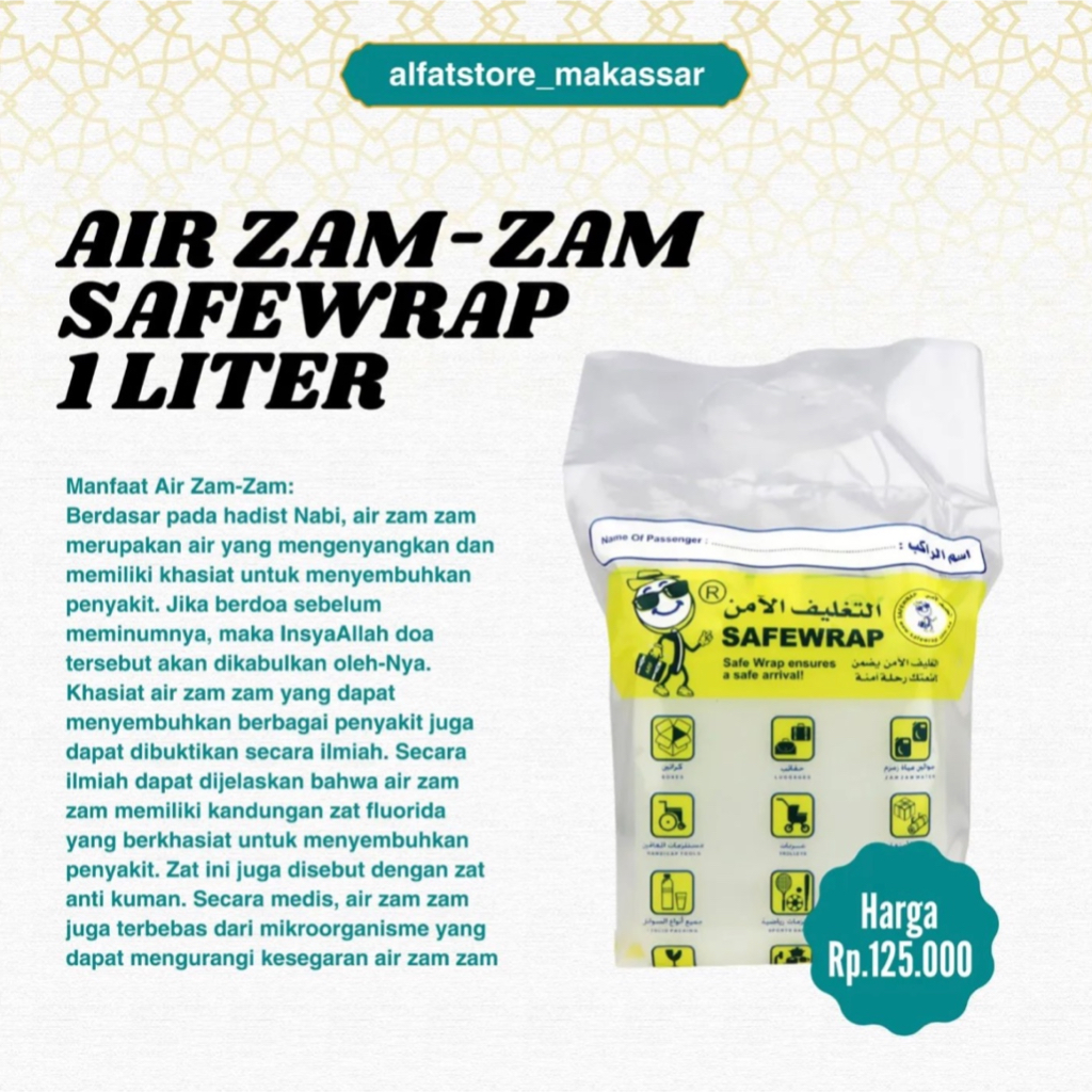 

zam zam safewrap (bungkusan safety)