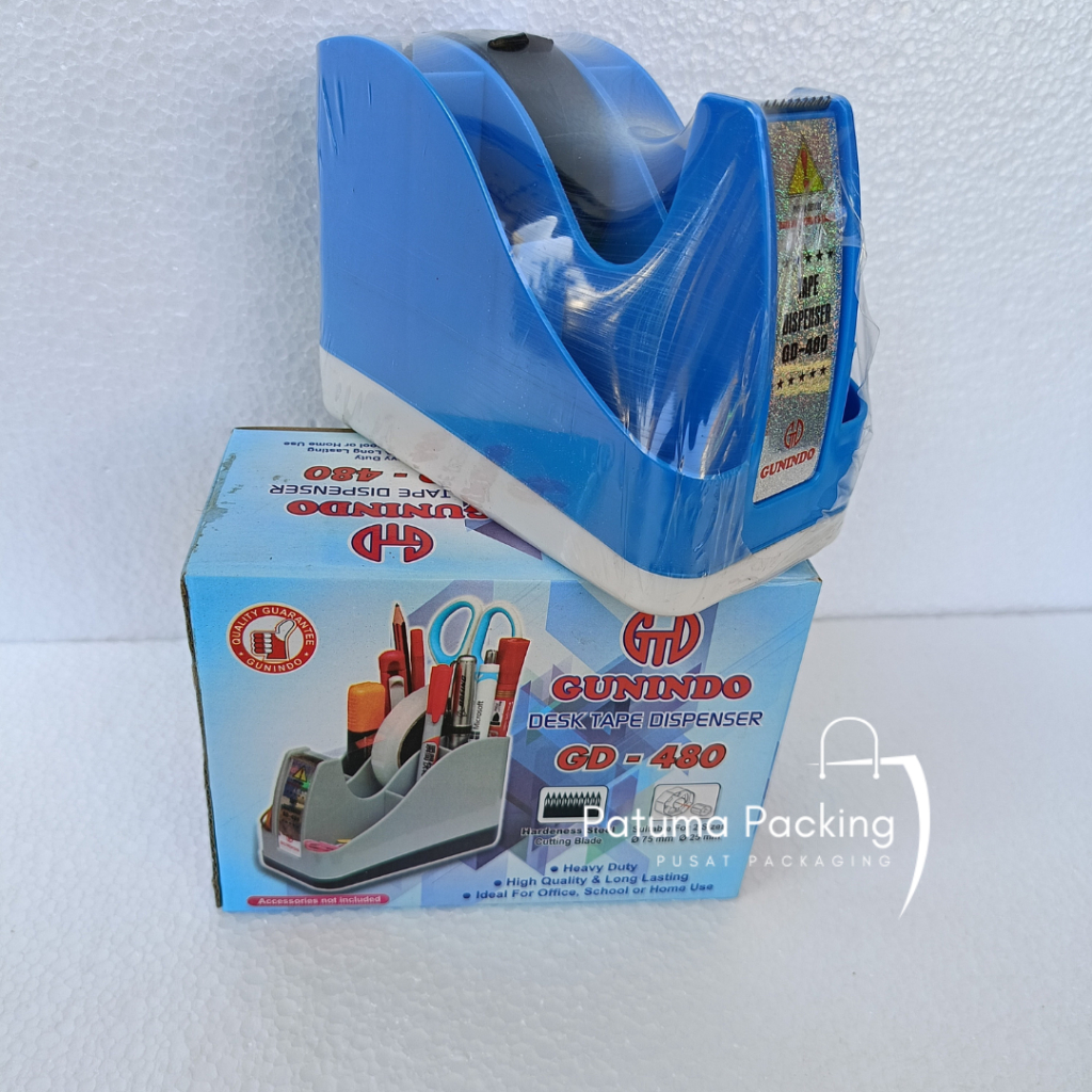 

Tape Dispenser Merk Gunindo GD-480 / Desk Tape Dispenser Super Praktis