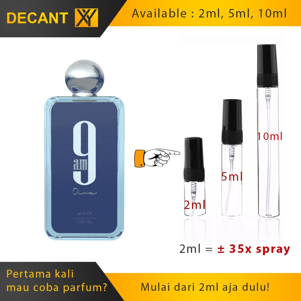 Decant Parfum Afnan 9am Dive EDP for Unisex