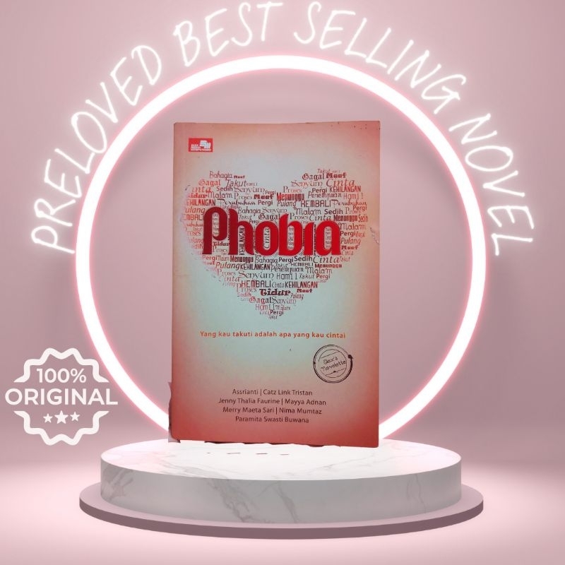 PRELOVED NOVEL PHOBIA - BEST SELLER ORIGINAL