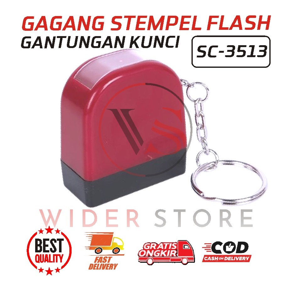 

gagang stempel flash gantungan kunci sc 3513
