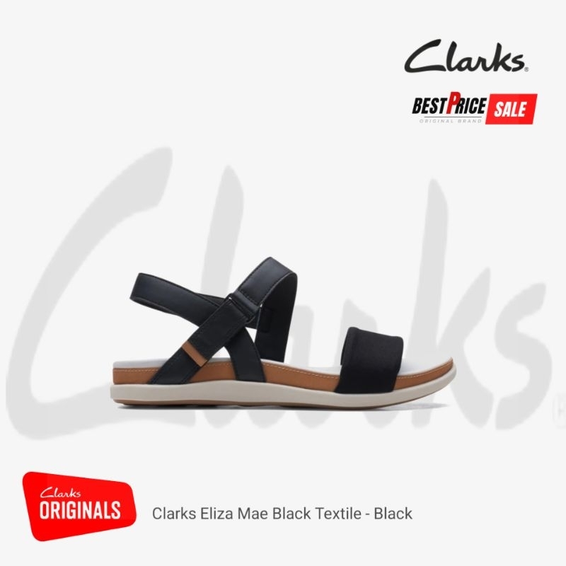 Clarks Eliza Mae Black Textile - Black original