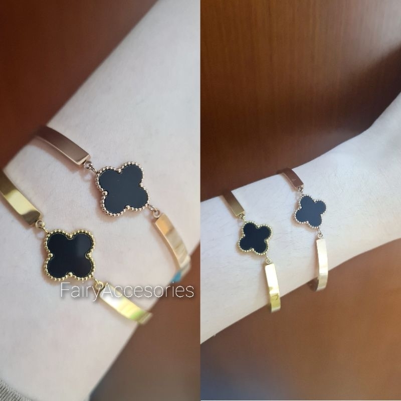 Gelang bangle Clover satu