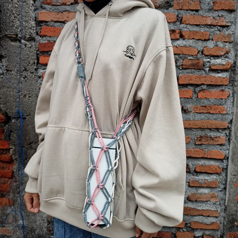 Strap Bottle Macrame , Tali Botol Macrame, Strap Bottle Slempang