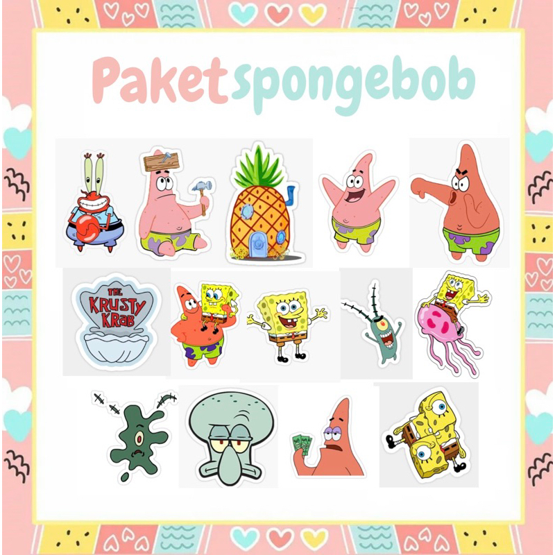 

STIKER DEPOK - STIKER SPONGEBOB//STIKERPATRICK//SPONGEBOB