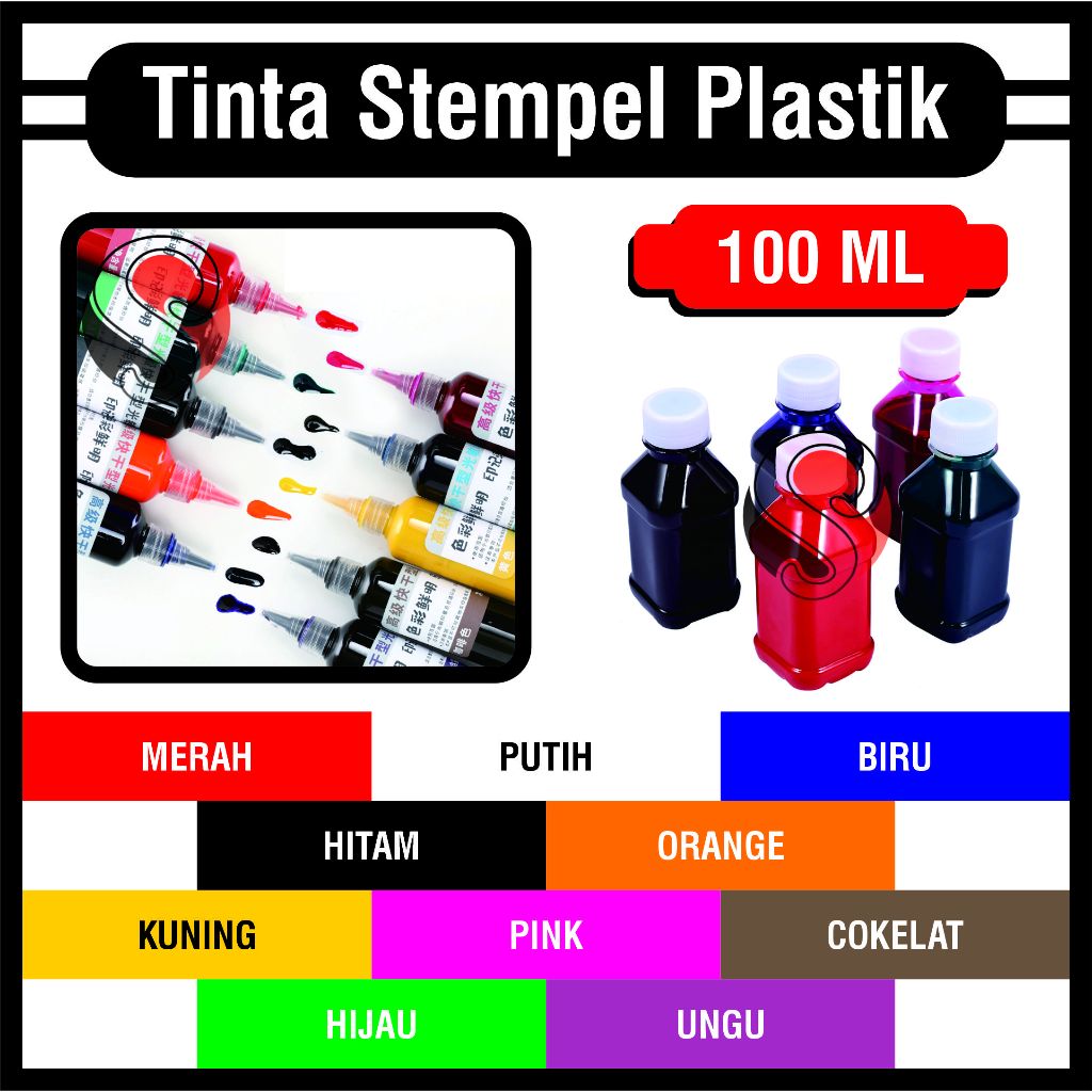 

TINTA STEMPEL PLASTIK 100ML