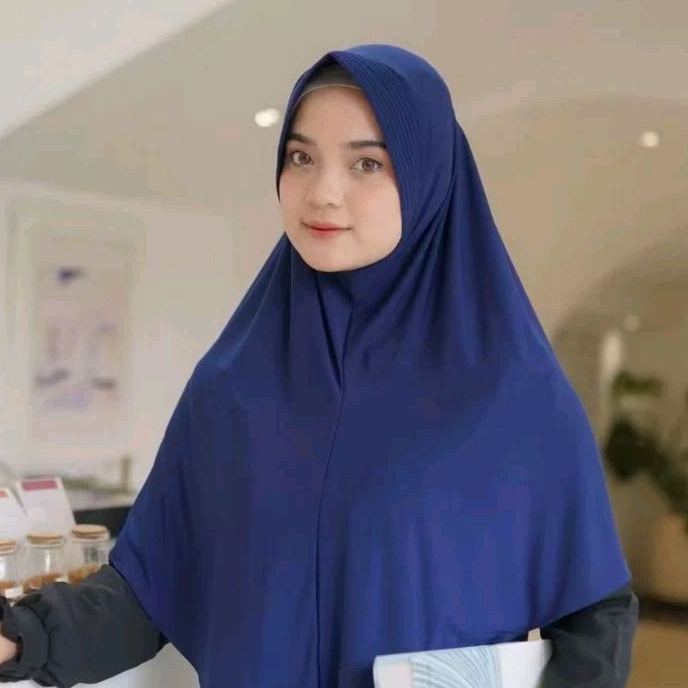 Hijab Bergo Hamidah Jersey Ukuran L