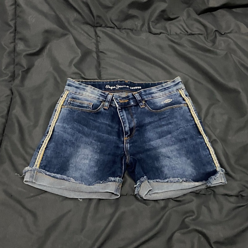 denim shorts pepe jeans