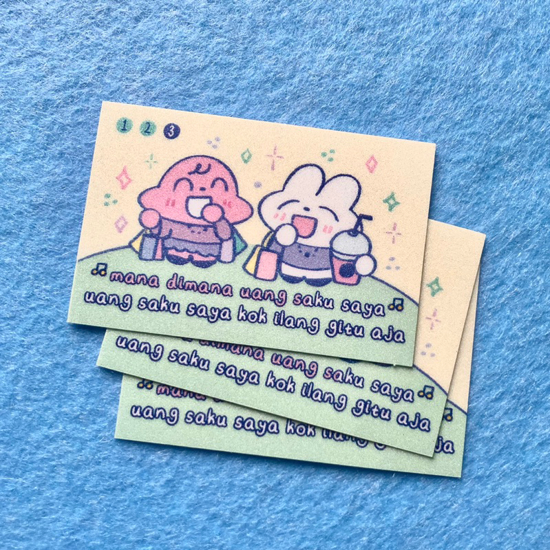 

mana dimana uang saku saya sticker